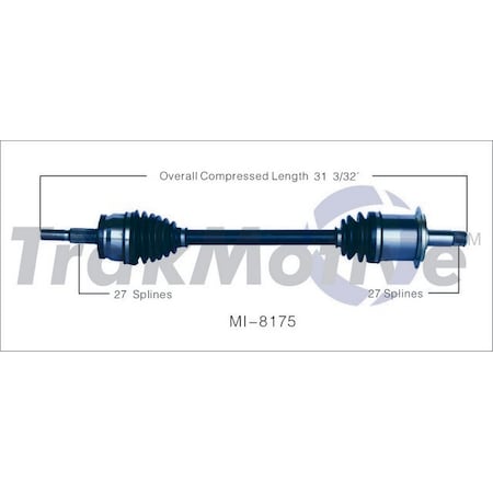 Surtrack Axle Cv Axle Shaft, Mi-8175 MI-8175